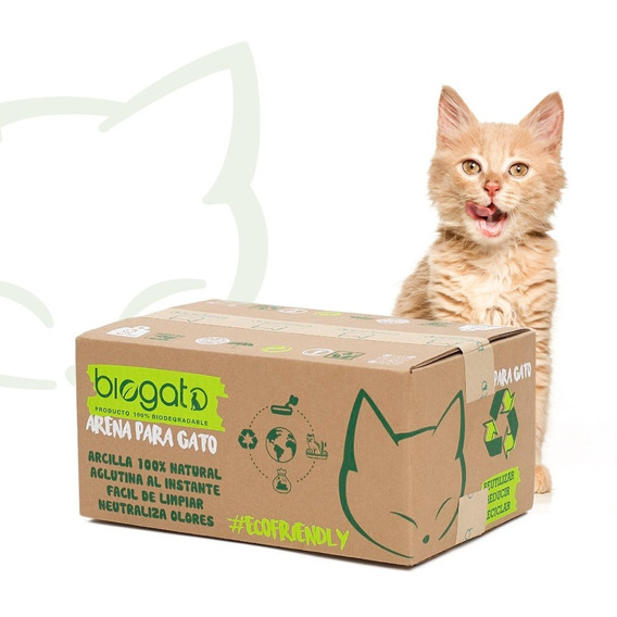 Arena Para Gatos Ecofriendly 9kg Biogato 