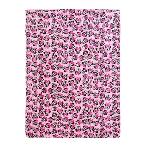 Cobertor Ligero Cuna Chiqui Mundo Pink Minnie Color Rosa