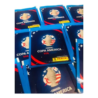 200 Envelopes Conmebol Copa América Usa 2024 Panini Extras