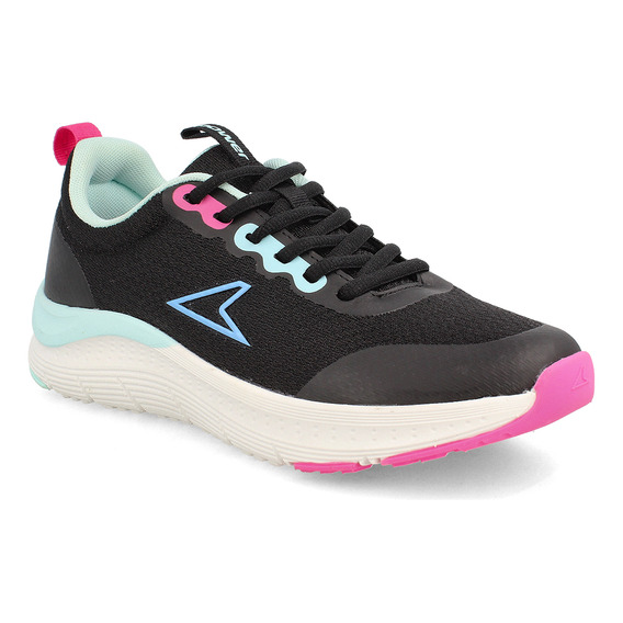 Zapatilla  Mujer Power Bew Negro