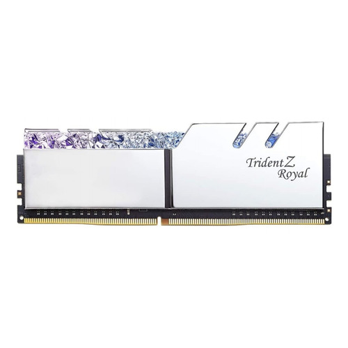 Memoria RAM Trident Z Royal gamer color plateado 16GB 2 G.Skill F4-3200C16D-16GTR