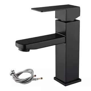 Mezcladora De Baño Genérica Baño F026-043a Color Negra