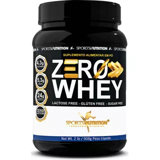 Whey Zero Lactose, Glúten E Açúcar - Fórmula Avançada Com 24g De Proteínas Por Dose E Insumos Importados - 908g
