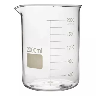 Vaso De Precipitado 2000ml Vidrio Boro 3.3 Graduado *inlabs*