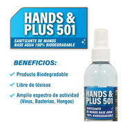 Hands & Plus 501 - Desinfectante Cuaternario De Manos 250ml