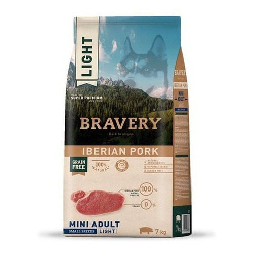 Bravery Light Iberian Pork Mini Adult Small Breeds 7kg