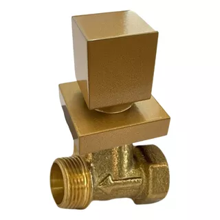 Kit 10 Registro De Pressão 3/4 Para Chuveiro Dourado Metal