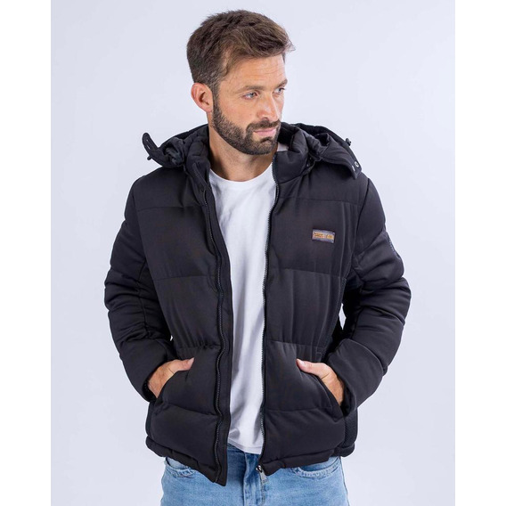 Campera De Hombre Ufo Maroon Negra Super Oferta