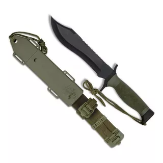 Cuchillo Tactico - Uso Militar Supervivencia Caza - Funda -