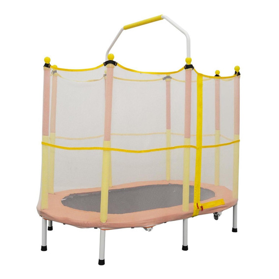 Trampolín Oval Fuxion Toys Red Seguridad, 106 Cm Brincolin