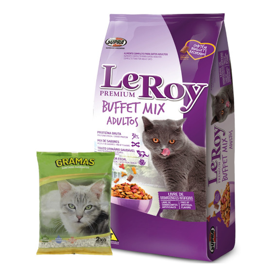 Alimento Gato Le Roy Buffet Mix 10,1 Kg + Promo!