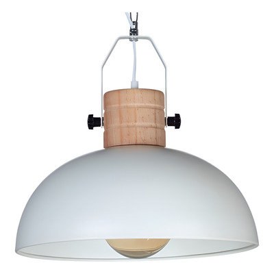 Lampara Colgante Techo Cuenca Nordica Pantalla Redonda E27