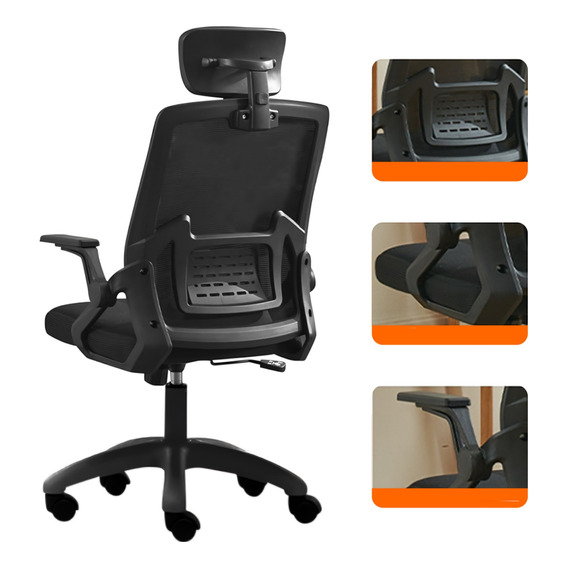 Silla De Oficina Ejecutiva Inclinable Ergonomica Giratoria