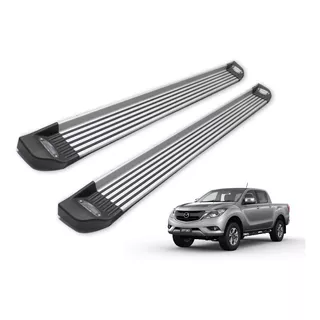 Set Pisaderas Mazda Bt50 2013 - 2020 Aluminio Con Luz