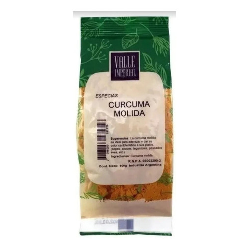 Curcuma Molida 100 G - Valle Imperial 