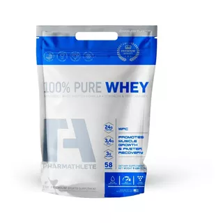 100%pure Whey 5lbs Pharmathlete Proteina Con Bcaa Y Colageno