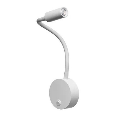 Aplique Led 3w Blanco Flexible Interruptor Deco Moderno Vk
