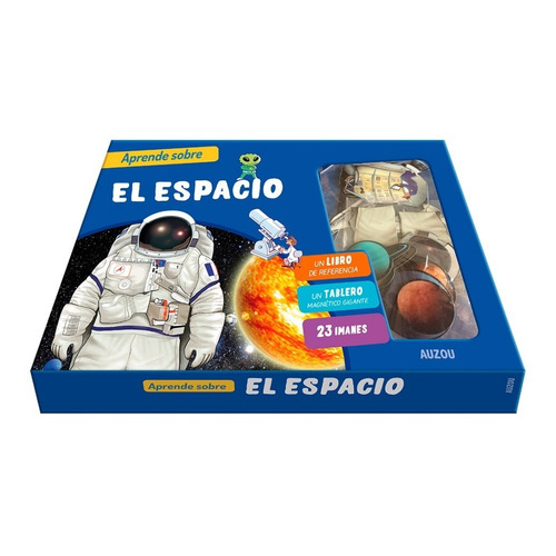 Aprende Sobre El Espacio - Auzou Libro + Tablero Con Imanes