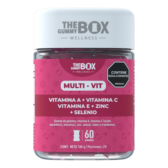 The Gummy Box Multi Vitamina C A D3 E B12 Multi - Vit