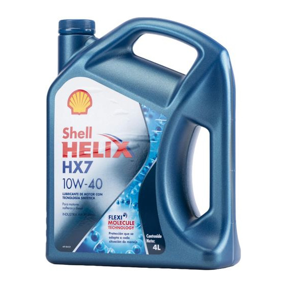 Aceite De Motor Helix Hx7 Semisintético 10w40 4 Litros