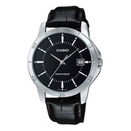 Reloj Analogo Casio Casual Negro Mtp-v004l-1a