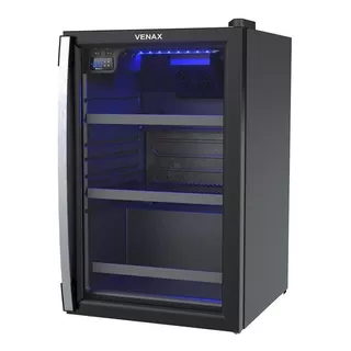 Cervejeira Visa Venax 100 Litros Blue Light Preto Fosco 110v Cor Preta Fosca