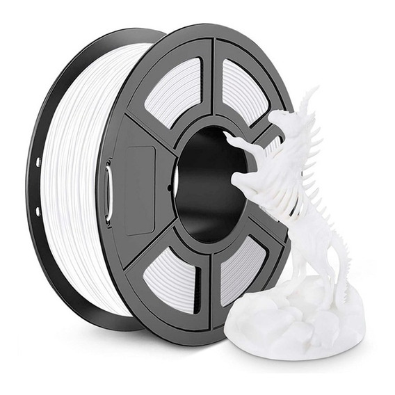 Rollo Filamento Pla Premium Blanco Para Impresora 3d Sunlu