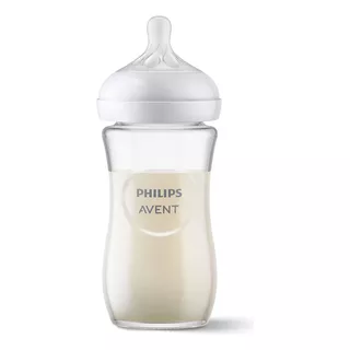 Tetero Avent Natural Response Vidrio 8 Oz Scy933/01 Color Transparente