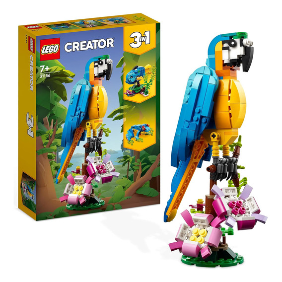 Lego® Creator 3 En 1 Loro Exótico 253 Piezas 31136