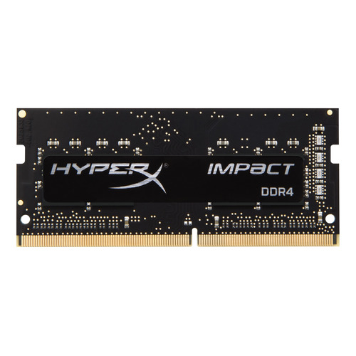 Memoria RAM Impact gamer color negro  8GB 1 HyperX HX424S14IB2/8