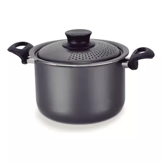 Olla Pastas Cacerola Teflon Tramontina Tapa 24 Cm 7,3 Lts