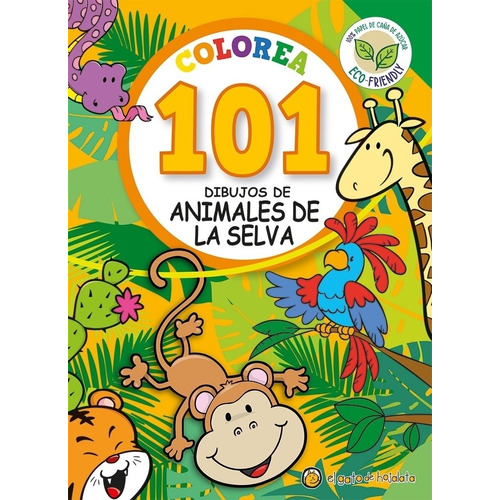 Colorea 101 Dibujos De Animales De La Selva