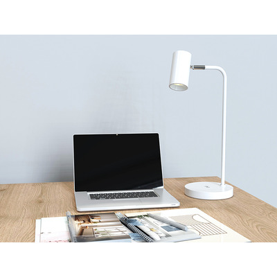 Lámpara De Escritorio Esq1-10w Blanca 150mm Tbcin