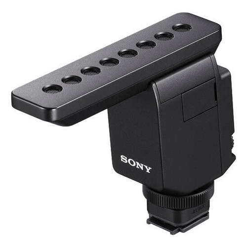 Micrófono Sony ECM-B1m para cámara digital tipo escopeta, color negro