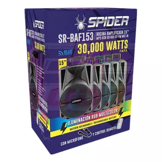 Bocina Amplificada Spider Sr-baf153