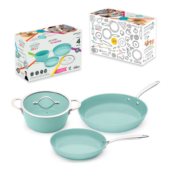 Jade Chef X4 By Jade Cook - Set De Lujo Con 4pzs- Cv Directo