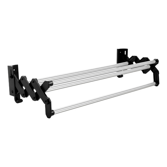 Tendedero Plegable De Pared Retractil P/ropa Color Negro