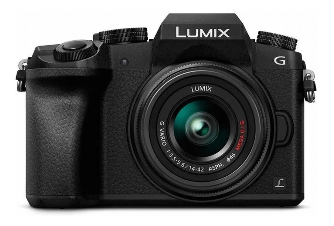 Panasonic Lumix G Kit G7 + lente 14-42mm + lente 45-150mm DMC-G7W