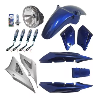 Kit Carenagem Farol Led 4 Piscas Cbx 250 Twister 2001 A 2008