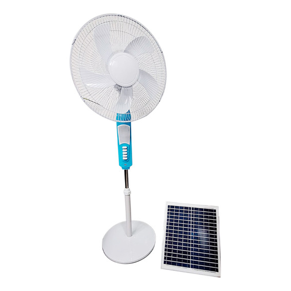 Ventilador Inalambrico Recargable 130cm Solar 3 Velocidades