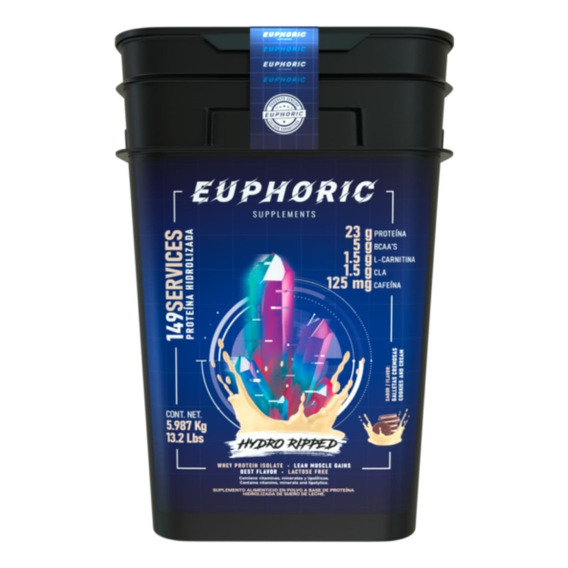 Proteína Whey Isolate Hidrolizada Euphoric 5.9 Kg 149 Servs