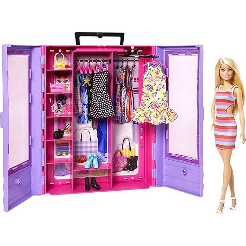 Barbie Fashion & Beauty Closet De Lujo Con Muñeca