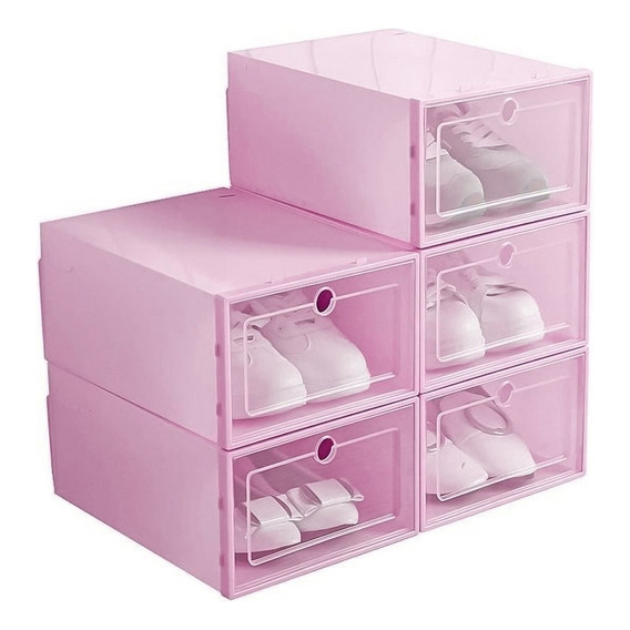 Cajas Estantes Organizador Rack Zapatos Zapatera Apilables ®