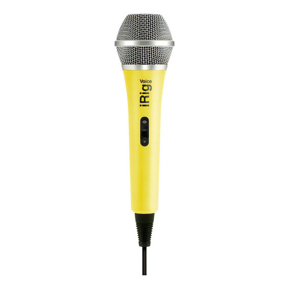 Micrófono Ik Multimedia Irig Voice Karaoke - Plus Color Amarillo