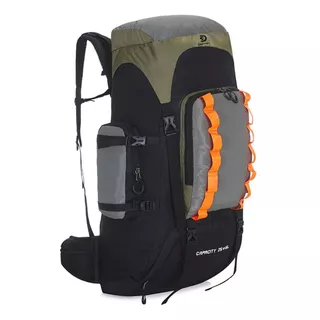 Mochila Trekking  Mochileros 75 + 5 Litros Con Varilla 