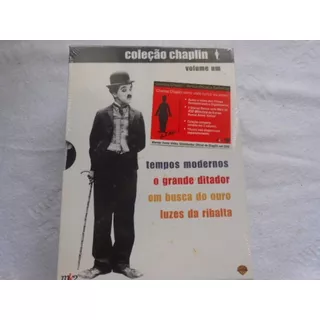 Chaplin Coleção De Luxo Vol 1 Box Original Novo 8 Dvds Luvas