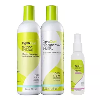 Deva Curl Set It Free Kit (3 Produtos)