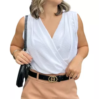 Blusa Estilosa Verão Plus Size Plus Size  - Vivi