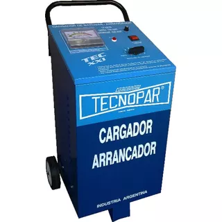 Cargador De Bateria 100a Carga 500a Arranque 12/24v Tecnopar