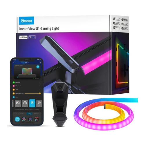 Govee Dreamview G1 Gaming Neon Para Pc De 22'-32' Inmersion Color De La Luz Multicolor